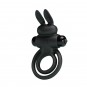 Anillo Conejito Vibrador Doble Negro