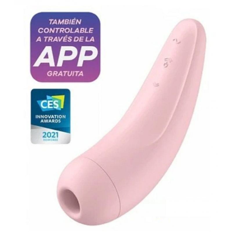 Vibrador Succionador / pulso de aire Satisfyer Curvy 2 APP